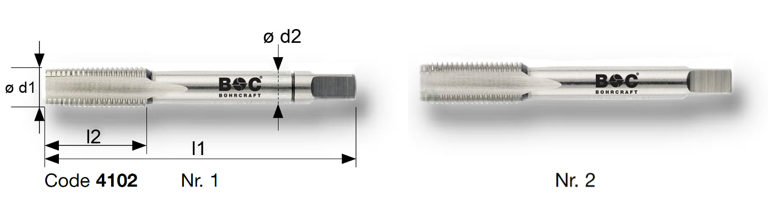 Mui taro 2 cay Bohrcraft 4102